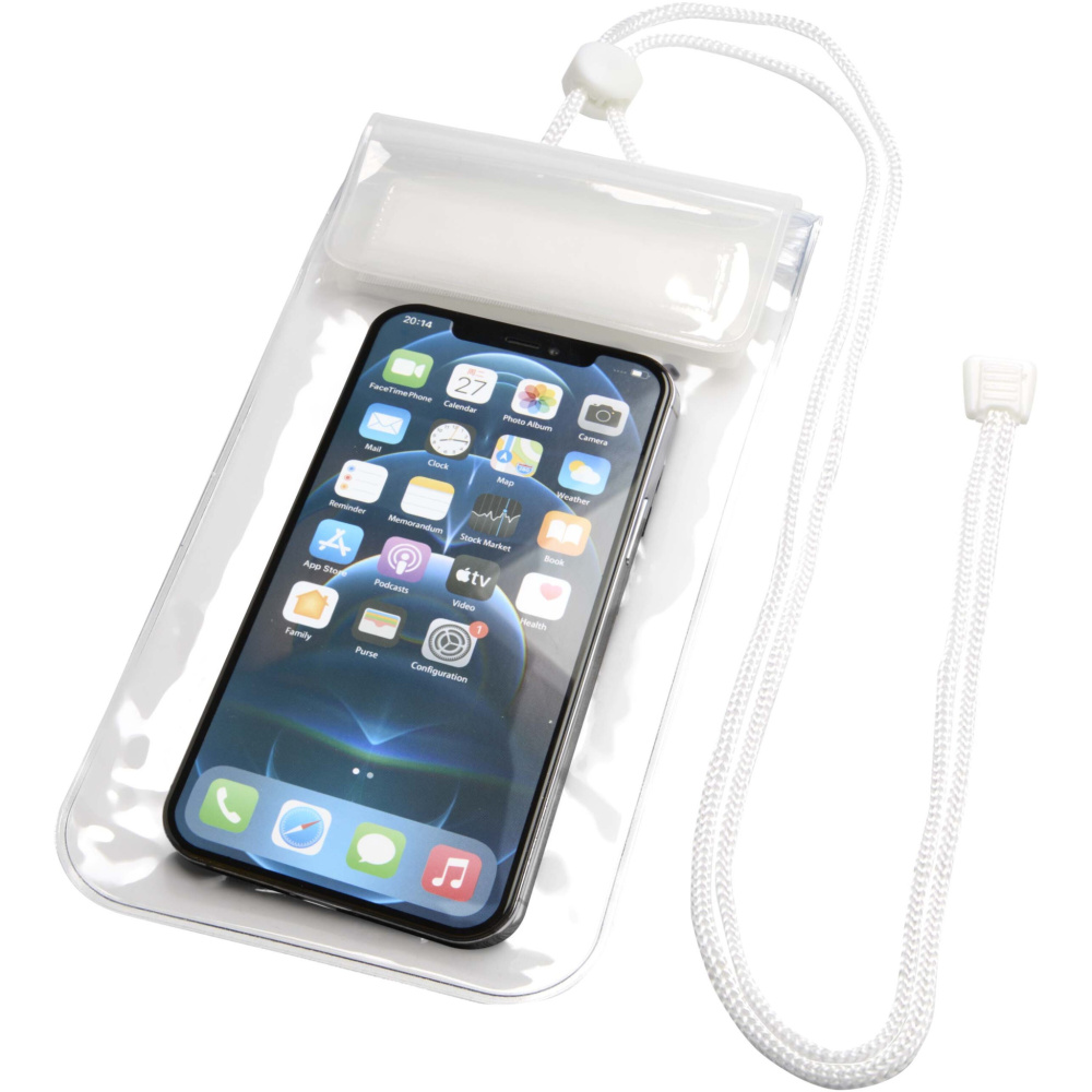 Logo trade business gift photo of: Dombay waterproof phone pouch size L
