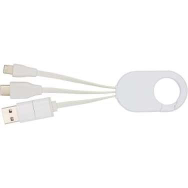 Logotrade advertising product picture of: Troop 4-in-1 recycled plastic charging cable