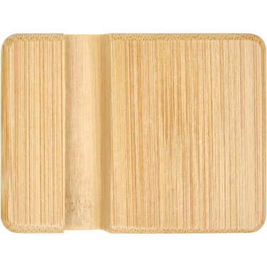 Logo trade promotional giveaways picture of: Ebla bamboo phone stand