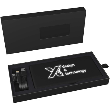 Logotrade corporate gift picture of: SCX.design P30 8000 mAh light-up solar power bank
