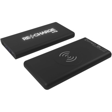 Logotrade corporate gift picture of: SCX.design P40 10.000 mAh light-up wireless rubber power bank