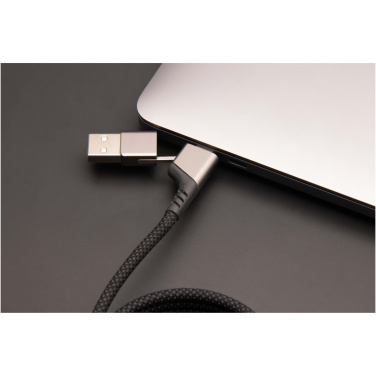 Logotrade business gift image of: SCX.design C52 100W 4-in-1 rPET magnetic ultra fast charging cable 