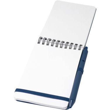 Logotrade promotional merchandise picture of: Thalaasa A6 hard cover ocean-bound notebook with ballpoint pen (black ink)
