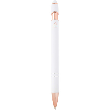 Logo trade advertising products picture of: Nanna ballpoint pen with rose gold finish (blue ink)