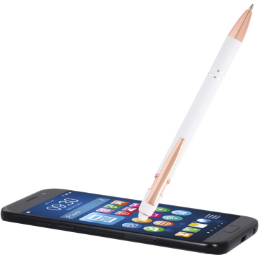 Logotrade promotional gift picture of: Nanna ballpoint pen with rose gold finish (blue ink)