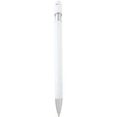 Logo trade promotional gift photo of: Kish ballpoint pen with silver finish (blue ink)