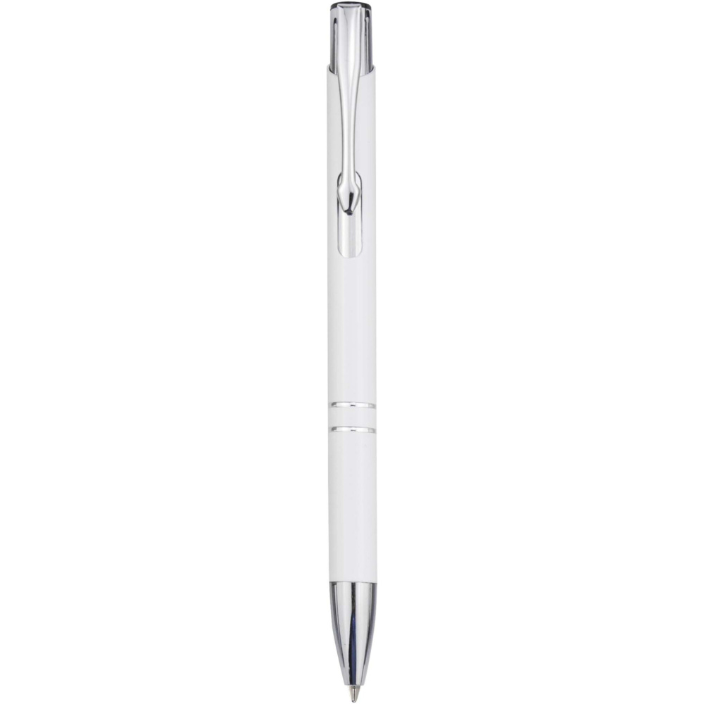 Logo trade advertising products picture of: Moneta recycled aluminium ballpoint pen (blue ink)