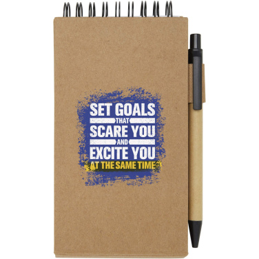 Logo trade corporate gift photo of: Flipper sticky notepad with ballpoint pen (black ink)