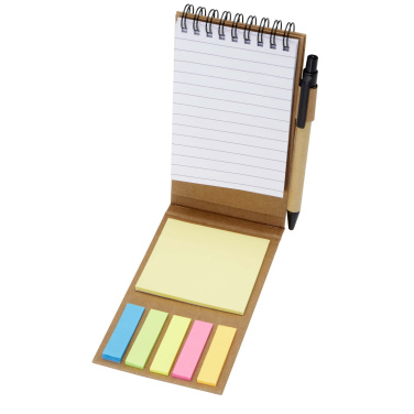 Logotrade advertising products photo of: Flipper sticky notepad with ballpoint pen (black ink)