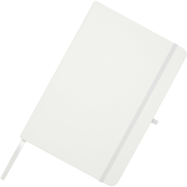 Logo trade promotional items image of: Teak A5 recycled hard cover notebook with lined pages