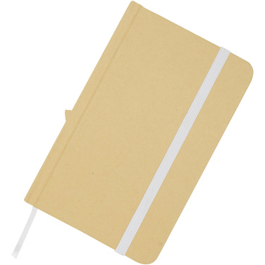 Logotrade promotional items photo of: Reed A6 recycled hard cover notebook with plain pages