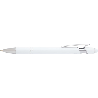 Logotrade promotional gift picture of: Kish ballpoint pen with silver finish (black ink)