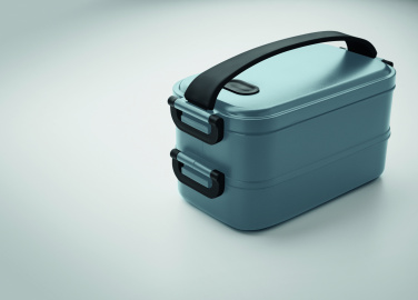 Logo trade promotional giveaway photo of: Lunch box in recycled PP