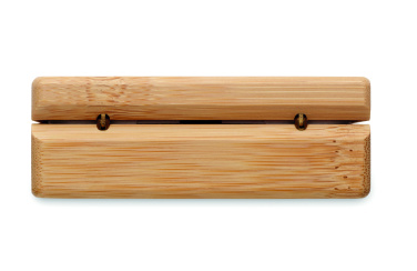 Logotrade corporate gifts photo of: TWS earbuds in bamboo case