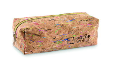 Logotrade promotional giveaways photo of: Coloured cork pencil case