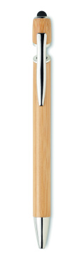 Logo trade promotional gifts picture of: Ball pen in bamboo