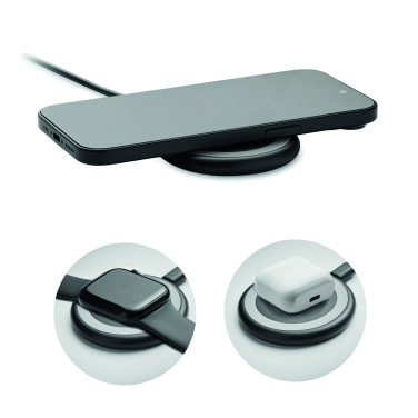 Logotrade business gift image of: 3 in 1 wireless charger 15W