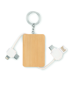Logotrade promotional product image of: Key ring charging cable