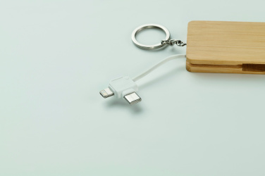 Logotrade promotional giveaway picture of: Key ring charging cable