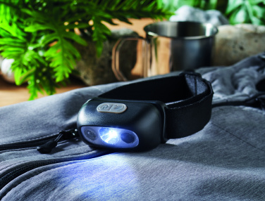 Logo trade promotional gifts picture of: Rechargeable LED head torch