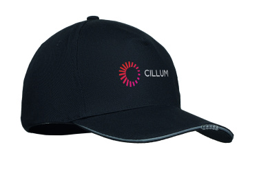 Logo trade promotional gifts picture of: 5 panel LED cotton cap 220gr/m²