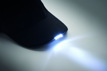 Logotrade business gifts photo of: 5 panel LED cotton cap 220gr/m²