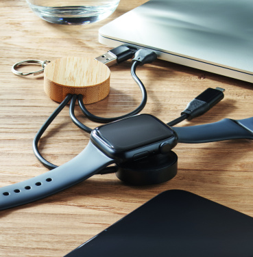 Logotrade promotional gifts photo of: Key ring with 4 in 1 60W cable