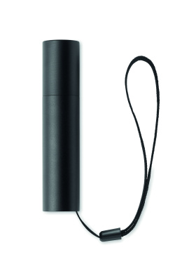 Logo trade advertising product photo of: Aluminium rechargeable torch