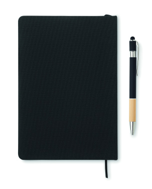 Logotrade advertising product picture of: A5 RPET notebook with pen