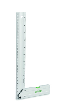 Logotrade promotional gift picture of: Aluminium level ruler 30 cm