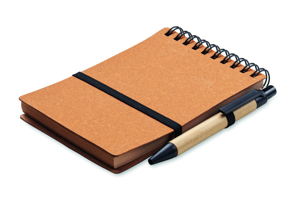 Logotrade promotional gift image of: Recycled notebook with ball pen