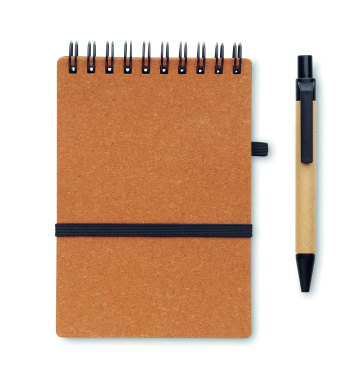 Logotrade advertising product image of: Recycled notebook with ball pen