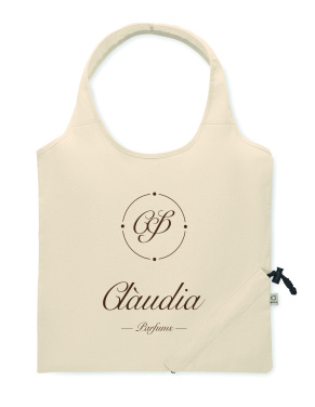 Logo trade promotional giveaway photo of: Foldable shopping bag 140 gr/m²