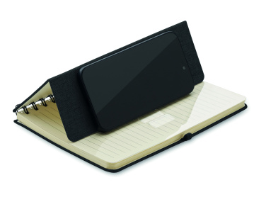 Logotrade business gift image of: A5 notebook with phone holder