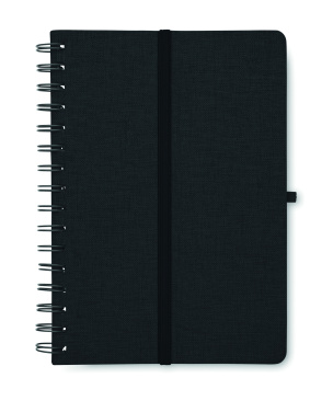 Logo trade corporate gifts image of: A5 notebook with phone holder