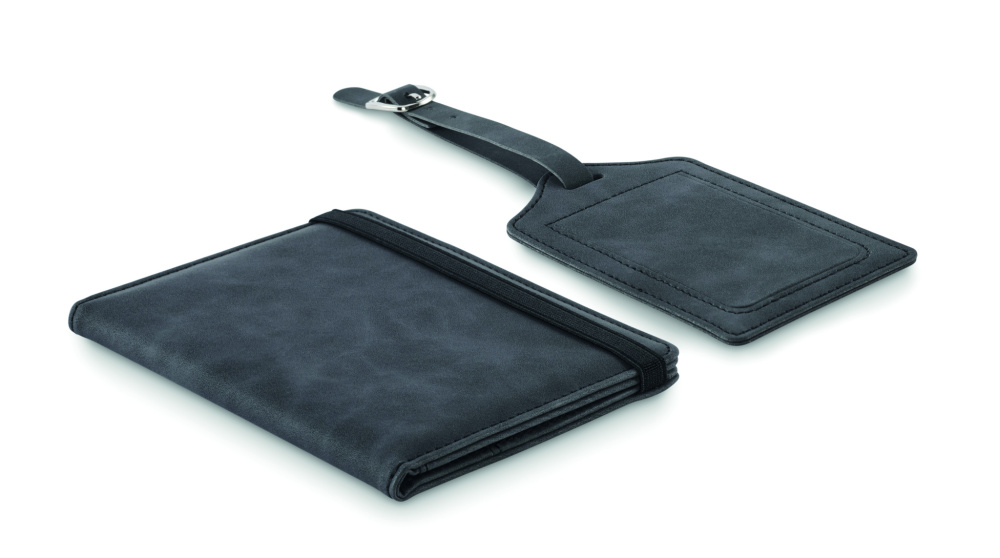 Logotrade advertising products photo of: Passport and luggage tag set