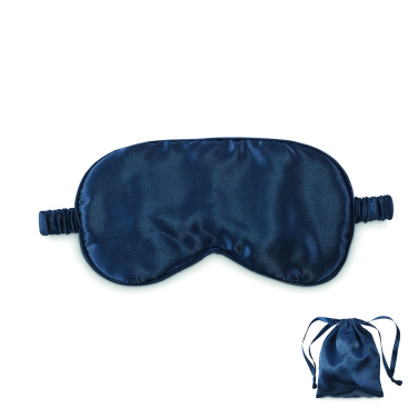 Logo trade promotional products image of: Soft polyester eye mask