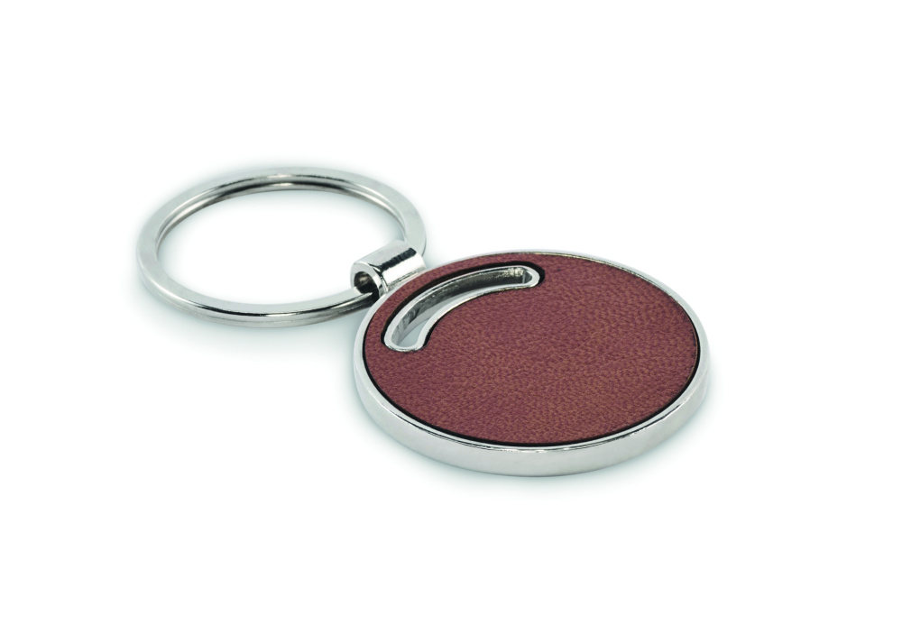 Logo trade corporate gifts picture of: Round shape key ring