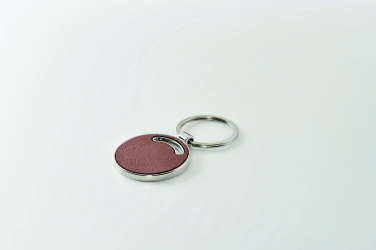Logo trade advertising products image of: Round shape key ring