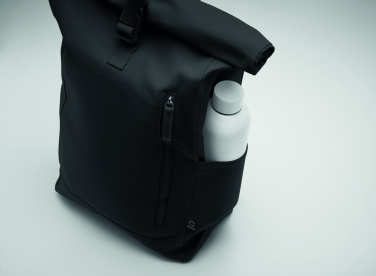 Logo trade advertising product photo of: Roll top backpack 390 gr/m²