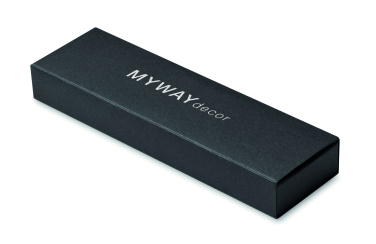 Logo trade promotional merchandise image of: Recycled aluminium pen set