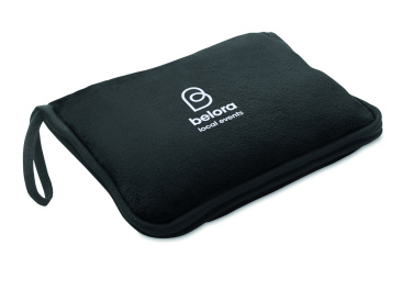 Logo trade corporate gift photo of: 2 in 1 travel blanket set