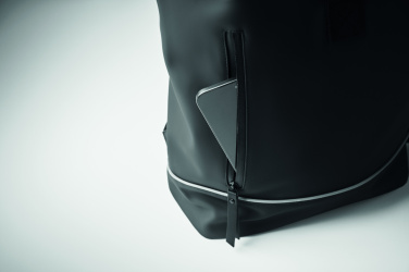 Logotrade promotional item image of: Laptop 15" roll top PU backpack