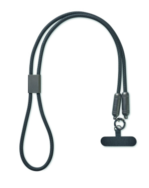 Logotrade promotional merchandise image of: 60W phone holder lanyard cable