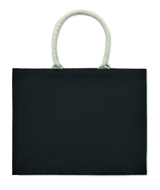 Logotrade promotional giveaway picture of: Jute bag with cotton handle
