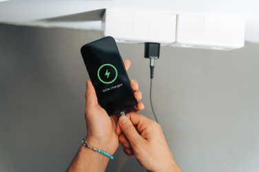 Logotrade advertising products photo of: Urban Vitamin Monterey RCS recycled plastic 20W GAN charger