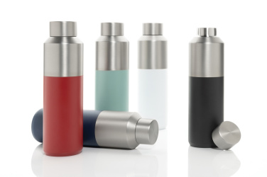 Logotrade promotional gifts photo of: Fluid RCS certified recycled steel water bottle 600ml