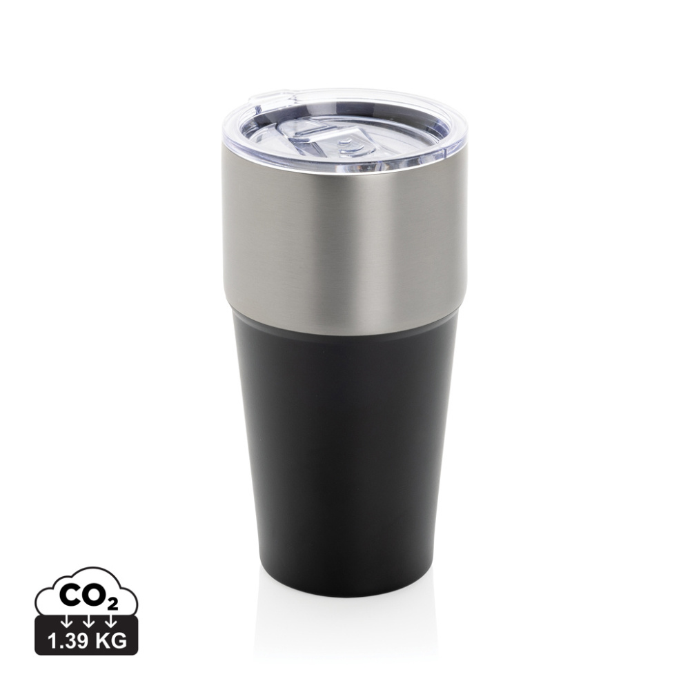 Logotrade corporate gift picture of: Fluid RCS certified recycled steel tumbler 500ml