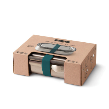 Logo trade advertising product photo of: Black+Blum Stainless Steel Lunch Box Large