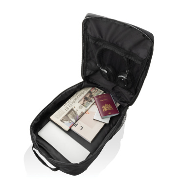 Logo trade business gift photo of: Swiss Peak Aware™ RPET Essential 15.6 inch laptop backpack